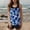 Blue, variant on Royisotas Summer Swimsuits for Women 2 Piece Swimwear Plus Size Vocation Tankini Womens Bathing Suit