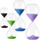 thumbnail image 1 of Cronómetros de Arena Clásicos GlassMidnight 4Pzas 1X5min Negro 1X15min Verde 1X30min Azul1X60min Morado Borosilicato/Are, 1 of 1