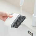 thumbnail image 3 of Multi-Function Window Track Cleaner Tool with Scrub Pad - 2-in-1 Slit Brush for Sills, Grout Lines, Car Vents, Sliding Doors & Kitchen Gap Cleaning, 3 of 8