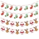 thumbnail image 1 of 4 piezas de banderines navideños de papel para colgar en la ventana, decoración de hotel, banderines, 1 of 5