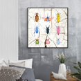 thumbnail image 3 of wall26 Floating Framed Canvas Wall Art for Living Room, Bedroom Wooden Background Animal Canvas Prints for Home Decoration Ready to Hang - 24x24 inches, 3 of 4