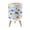 Color 1, variant on Classroom Small Trash Can with Lid Antique World Map Oceans Nautical Illustrations 1.8 Gallon Dog Proof Trash Can Round Garbage Can Waste Bin Wastebasket for Kids Bedroom Living Room