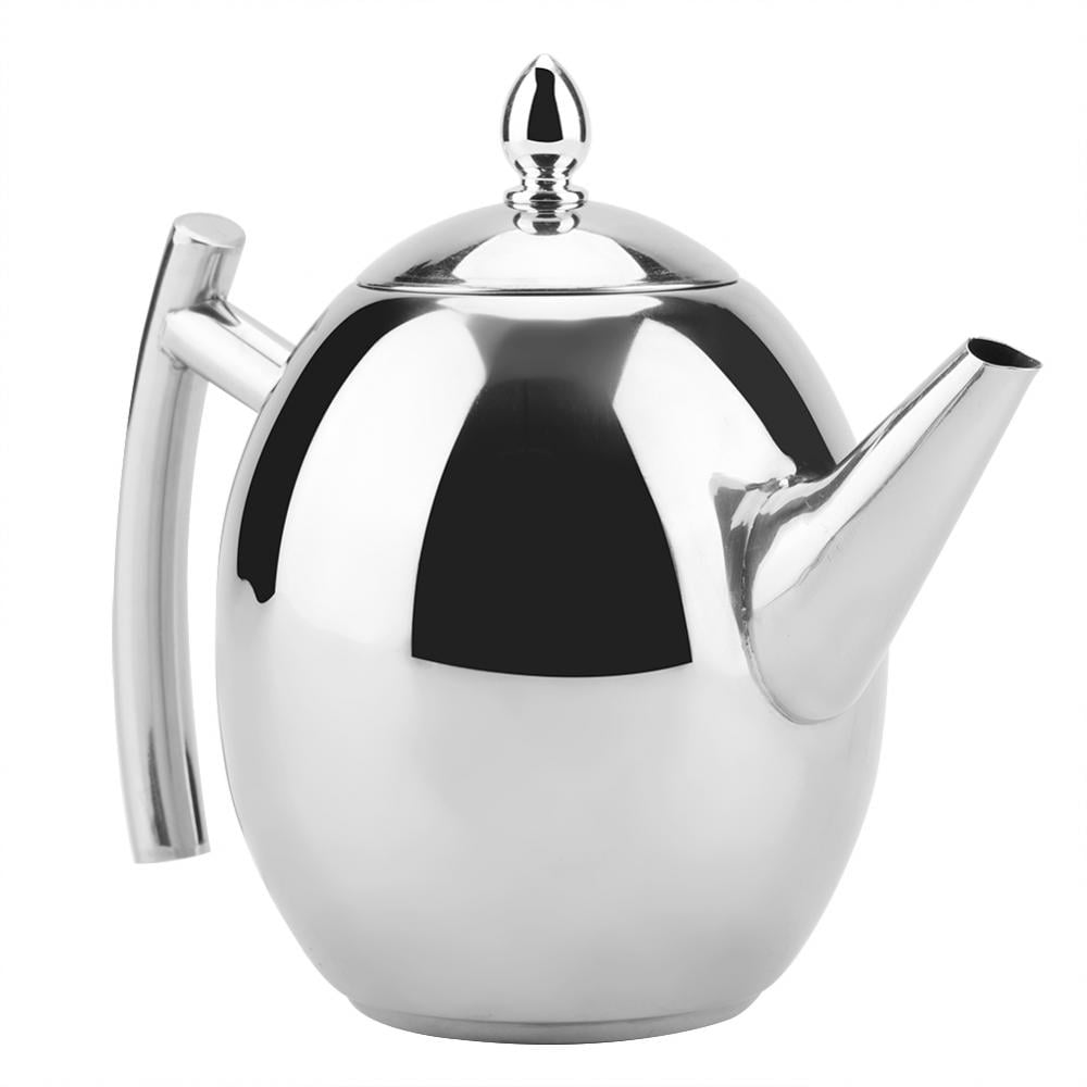 Tebru Stainless Steel Tea Kettle, Stainless Steel Teapot Tea Coffee