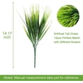thumbnail image 6 of Artificial Fake Tall Grass Outdoor Fake Wheat Plants Greenery UV Resistant Plastic Stems for Home Garden Wedding Party Office Decorations (4pcs), 6 of 6