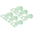 thumbnail image 3 of 100 Pcs Mignons Trombones Animal en Forme de Signet Amusant Document d'Organisation Clips Drôle Signet Planificateur Clips Vert, 3 of 14