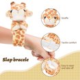thumbnail image 3 of GOOHOCHY  2 Pcs Simulated Animal Bracelet Plush Bracelets Giraffe Slap, 3 of 8