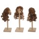 thumbnail image 4 of 1/4 Girl Doll Peluca Rizada oporte De Exhibición De Madera Flaxen CUTICAT Peluca de muñeca con soporte, 4 of 7