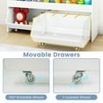 thumbnail image 7 of Infans Kids Toy Storage Organizer w/2 Movable Drawers Open Shelf Compartment for Kids, 7 of 7