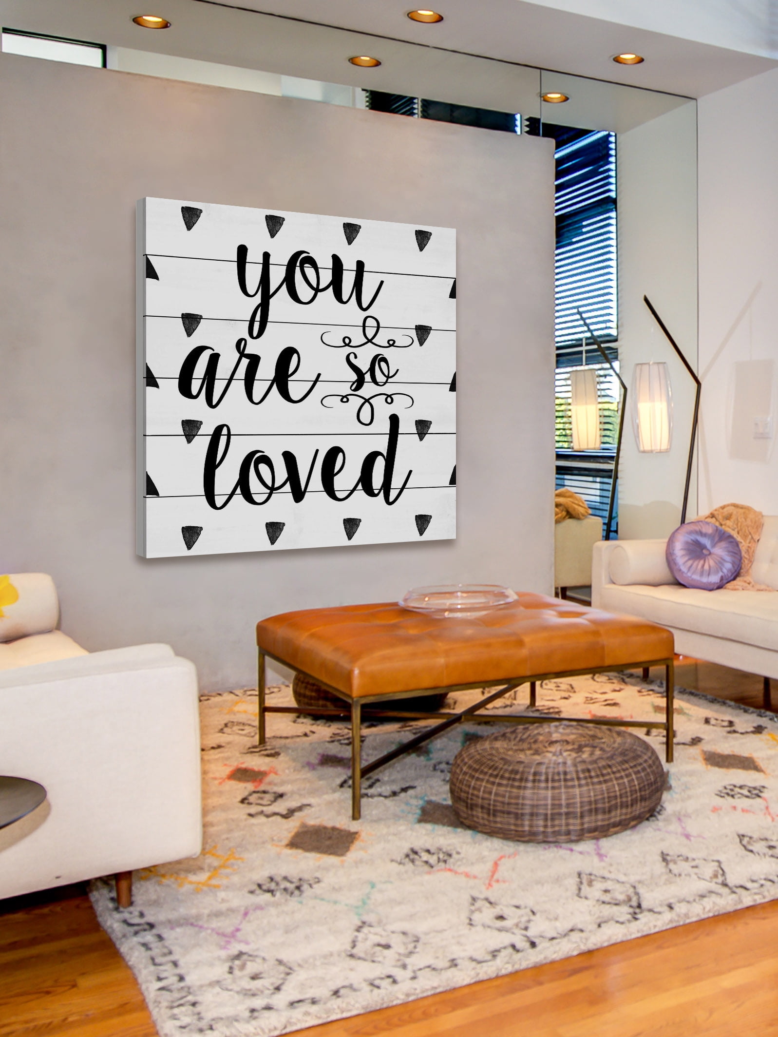 Marmont Hill "So Loved" by Diana Alcala Painting Print on White Wood