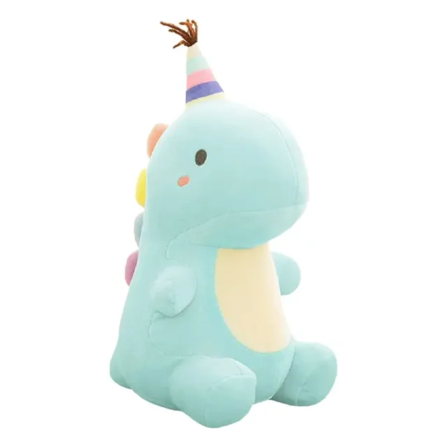 1pc New Creative Candy Color Dinosaur Plush Doll Sleeping Pillow For Children Gong Bohan unisex