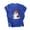 A003-Blue, variant on Mens Halloween Shirt Funny Pumpkin Ghost Print Graphic Halloween T Shirts Plus Size Short Sleeve Halloween Costume