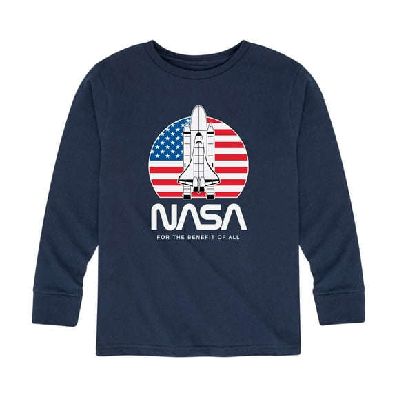 NASA - Space Shuttle Logo - Toddler And Youth Long Sleeve Graphic T-Shirt