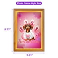 thumbnail image 5 of Faith Love Hope Dachshund Breast Cancer Awareness Survivor Acrylic Plaque with Wood Photo Frame Box Wiener Dog Lover Gifts Idea Light Box - 02017, 5 of 5