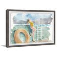 thumbnail image 3 of Mustard Swimsuit Framed Painting Print, 3 of 5