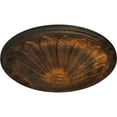 thumbnail image 3 of Ekena Millwork 25 1/2"OD x 5 1/2"P Brontes Ceiling Medallion (Fits Canopies up to 3 5/8"), Hand-Painted Rust, 3 of 6