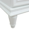 thumbnail image 5 of 31 in. Single Wooden Vanity  White with White Carrara Oval Sink, 5 of 14