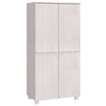 thumbnail image 1 of vidaXL Wardrobe Armoire Closet Storage Organizer Rack HAMAR Solid Wood Pine, 1 of 6