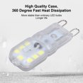 thumbnail image 3 of Bombilla G9, Bombillas LED Regulables De 3W Protección Ocular Universal Pequeña Para Lámpara De Mesa ANGGREK  Luz cálida 110V, 3 of 9