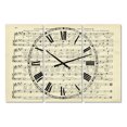 thumbnail image 1 of DesignArt Goodmorning Merry Sunshine Music Score Large Wall Clock, 1 of 2