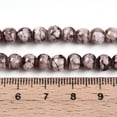 thumbnail image 4 of 20Strand Baking Painted Glass Beads Strands Round Coconut Brown 6~6.5mm Hole: 1mm about 145~169pcs/strand 31.10~35.83 inch(79~91cm), 4 of 4