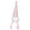 Pink, variant on Christmas Faceless Doll, Standing Gnome Plush with Long Legs & Knit Hat, Holiday Tabletop Decoration for Home Desk Shelf Mantel Window Display Prop