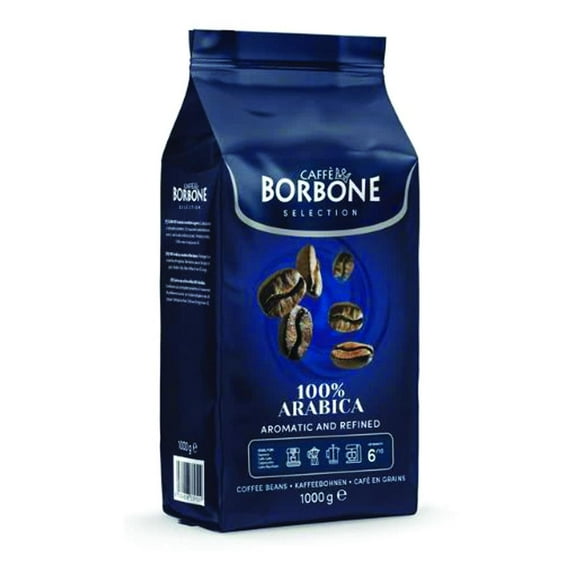 1 kg bag of whole bean Caffè Borbone 100% Arabica