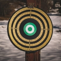 BESTYASH Portable Eva Archery Target Board with Clear Scoring Rings for Outdoor Bow Practice