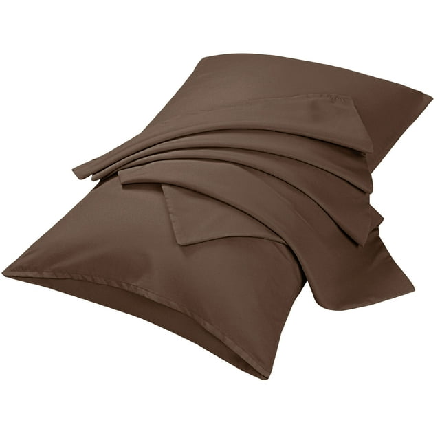 Unique Bargains Soft 1800 Series Microfiber Long Pillowcases, Full-Size