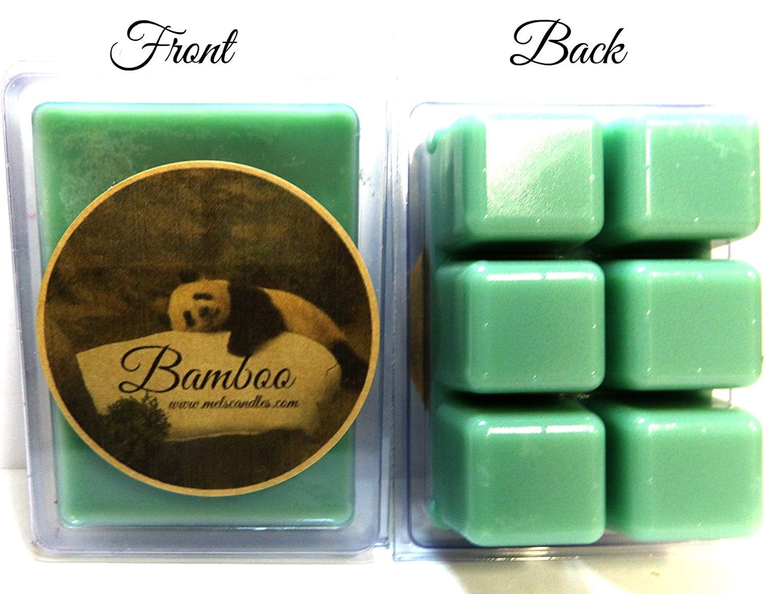 Two Packs of Bamboo  3.4 Ounces Per Pack of Soy Wax Tarts / Mels Melts