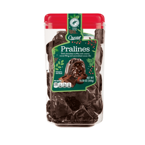 Choceur Pralines Dark Chocolate 10.58 oz, 2 Pack