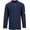 Navy, variant on Portwest FR02 Mens Bizflame Flame Resistant Henley Long Sleeves Work Sweatshirt Gray, Medium