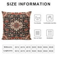 thumbnail image 5 of JEUXUS Antique Vintage Boho Persian Carpet Print Decorative Throw Pillow Cover Square Pillowcase Soft Pillow Case Home Decor for Living Room Couch Sofa Car Cushion Cover, 5 of 5