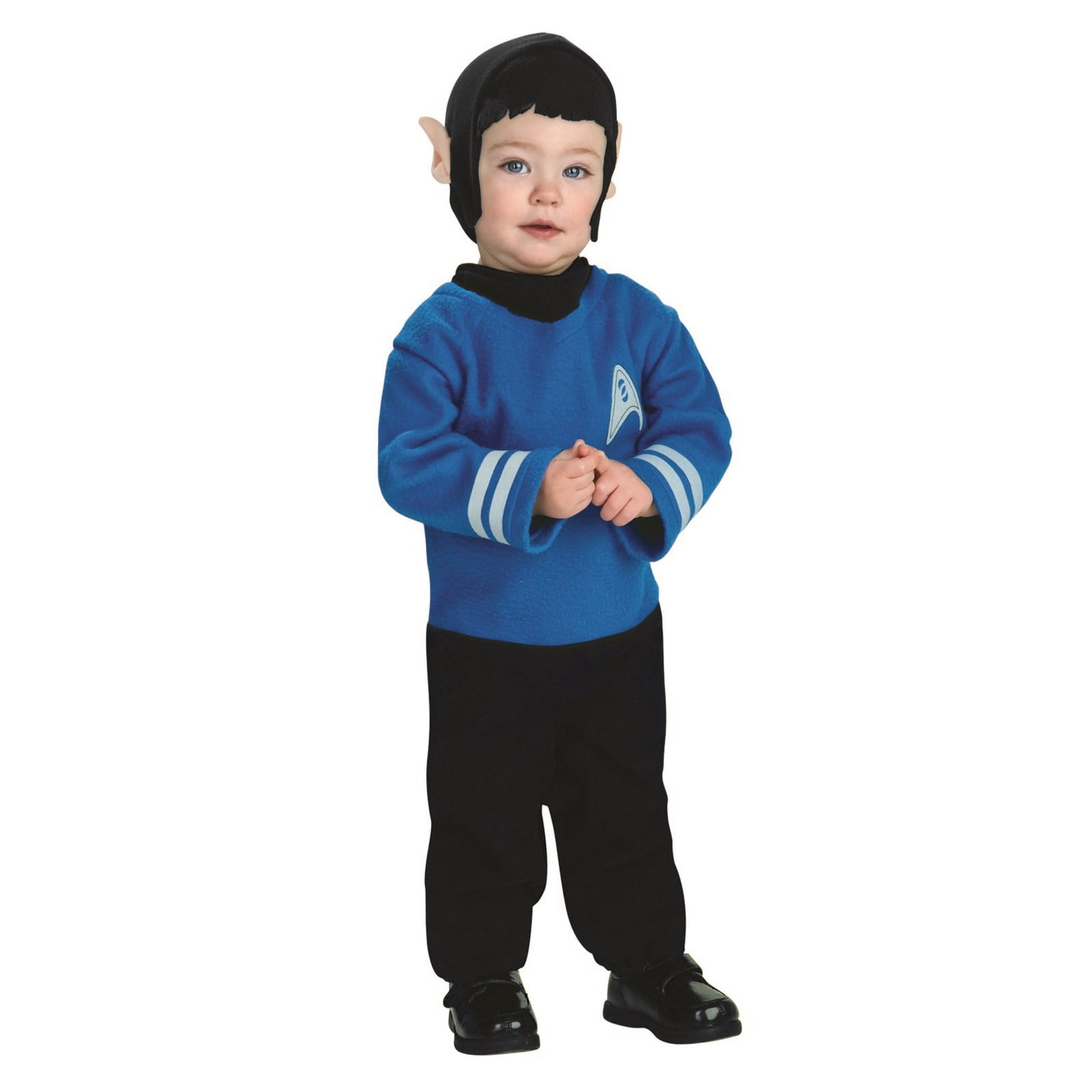 BOYS STAR TREK MOVIE SPOCK FANCY DRESS BLUE KIDS COSTUME CHILDS OUTFIT 
