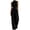 Black, variant on Women's Sleeveless Neck Wide Leg Jumpsuit Summer Casual Flowy Long Pant Solid Piece Black L