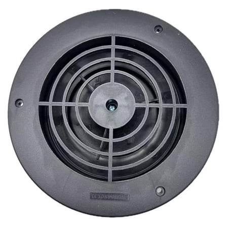 4", 5", 6" Soffit Exhaust Vent for Bathroom for Kitchen Fan for SEVBLKX - Black