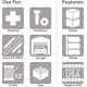 thumbnail image 5 of Contenedores de almacenamiento Akro-Mils 30240 Akrobins de plástico, paquete de 12 unidades, transparentes, 5 of 9