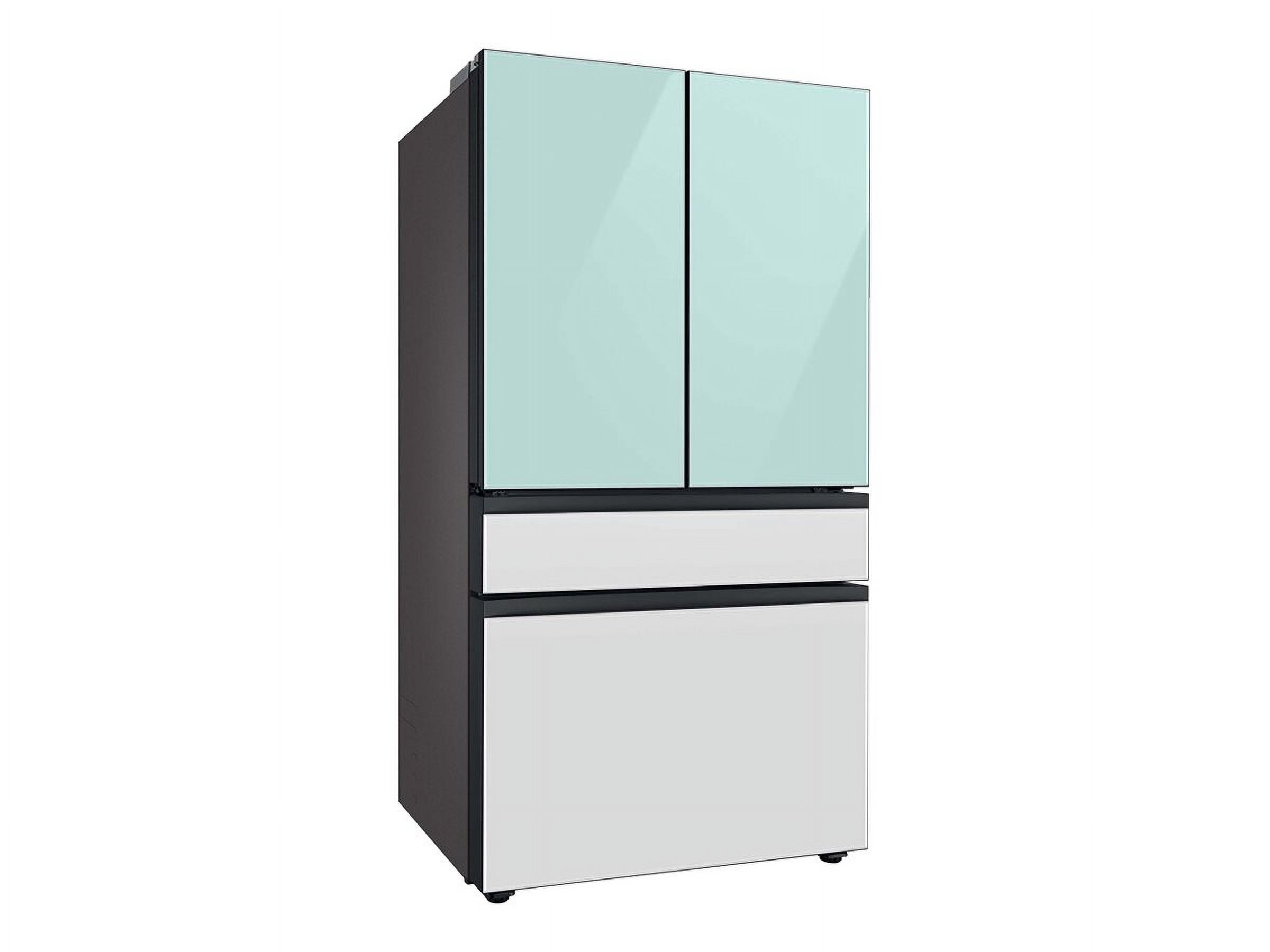 Samsung Bespoke 4-Door French Door Refrigerator (29 cu. ft.) with Customizable Door Panel Colors and Beverage Centerâ„¢ RF29BB86004M