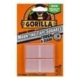 thumbnail image 2 of Gorilla Mounting Tape Squares Pre-Cut 1 x 1 in Double Sided Adhesive 24 Ct Clear, 12-Pack, 2 of 7