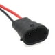 thumbnail image 3 of 6uds Plástico Negro H11 Enchufe Hembra 2 Cables Conector para Luz Antiniebla del Vehículo Coche, 3 of 3