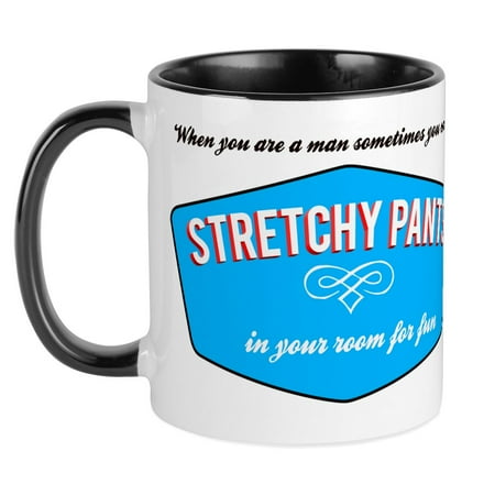 

CafePress - Stretchy Pants Mug - Ceramic Coffee Tea Novelty Mug Cup 11 oz