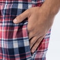 thumbnail image 3 of Pantalón de Pijama para Hombre IZOD de Microforro Suedeado en Franela Roja a Cuadros Talla M, 3 of 4