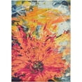 thumbnail image 2 of Unique Loom Palau Estrella Rug Multi/Gold 8' x 11' Rectangle Floral Modern Perfect For Living Room Bed Room Dining Room Office, 2 of 7