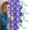 thumbnail image 3 of Blackout Kids Curtains,Purple Cartoon Unicorn Cloud Pattern Childrens Insulated Curtains Set Of 2,Bedroom Essentials,Toddler Room Decor 52"x84", 3 of 5