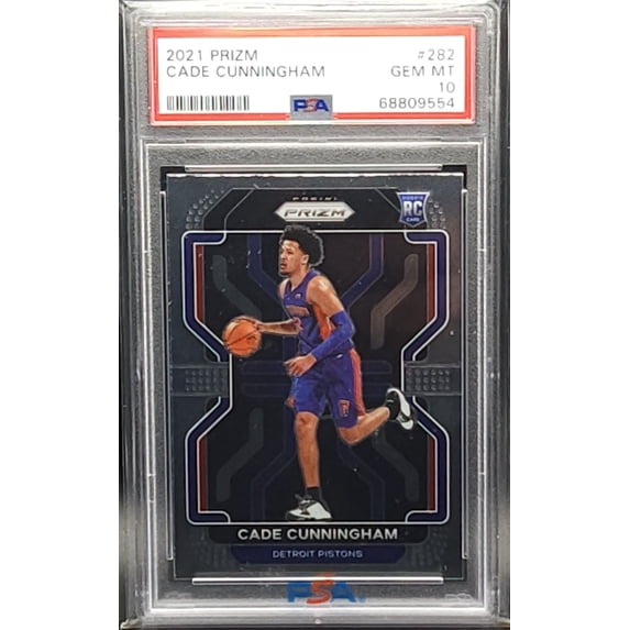 Cade Cunningham Pistons 2021 Panini Prizm Rookie Card #282 PSA 10 Gem Mint