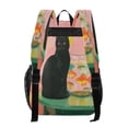 thumbnail image 3 of PVC Transparent Backpacks Clear Backpack for Travel and Outings Black Cat and Goldfish Bowl, 3 of 7