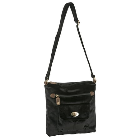 Time and Tru Naomi Crossbody Velour Purse
