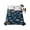 DarkOlive Blue, variant on Twin XL Flat Sheet 66"x102", Blue Dinosaur Soft Lightweight Bedding Flat Sheets Only, Vintage Letters Farm Animals Brushed Microfiber Top Bed Sheet, Breathable StainResistant Bedsheets