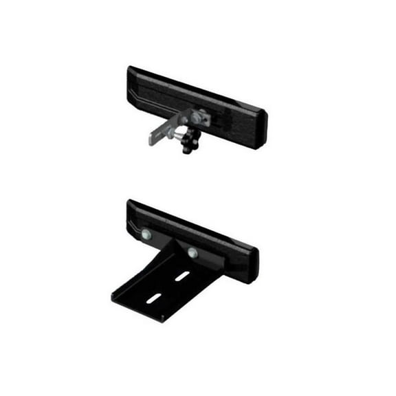 Rampage by RealTruck Hi-Lift Jack Mount | Black | 86612 | Compatible with 2007 - 2018 Jeep Wrangler JK