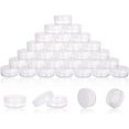 thumbnail image 1 of 3 Gram Sample Containers with Lids, 200 Count Tiny Sample Jars, Empty Lip Balm Containers, Mini Cosmetic Containers with Lids, Makeup Travel Containers with Labels, Mini Disposable Spatulas, 1 of 8
