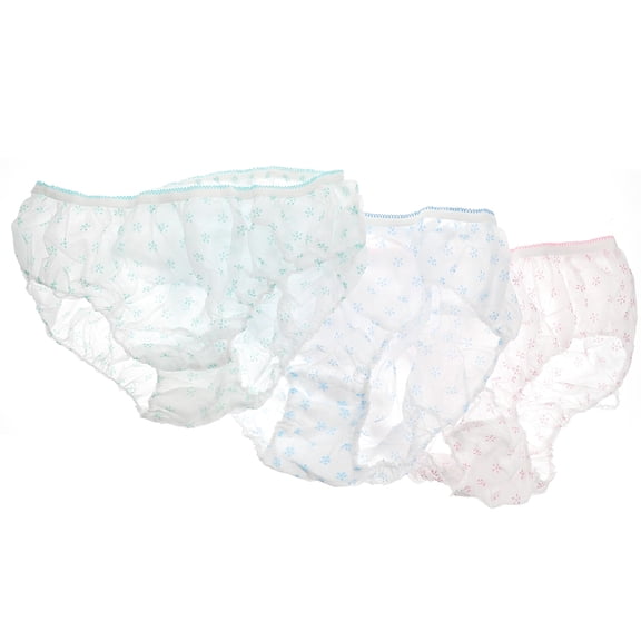 Masteelf 7pcs Women Disposable Panties Assorted Color Soft Breathable Nonwoven Fabrics for Travel Size XL